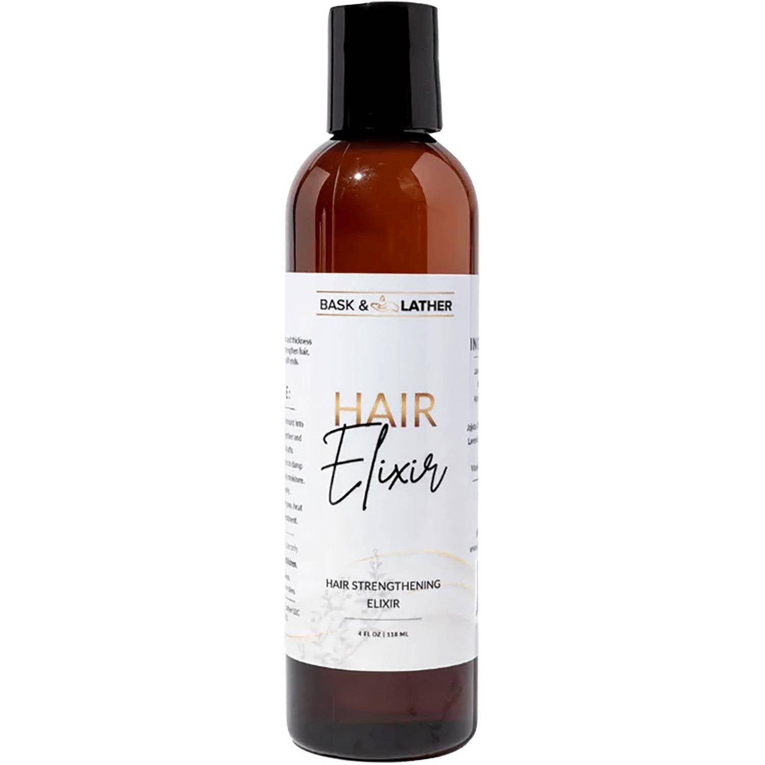 BASK&amp;LATHER HAIR ELIXIR 4 OZ