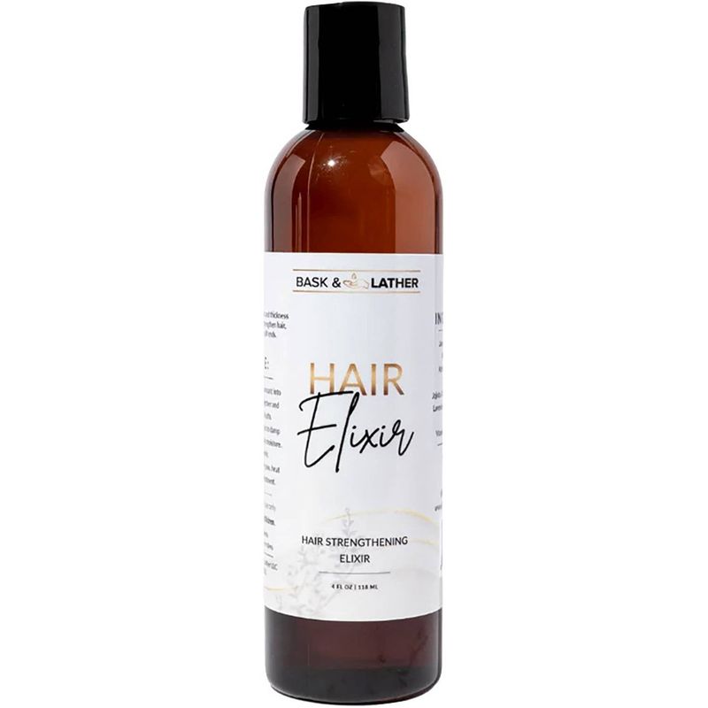 BASK&amp;LATHER HAIR ELIXIR 4 OZ