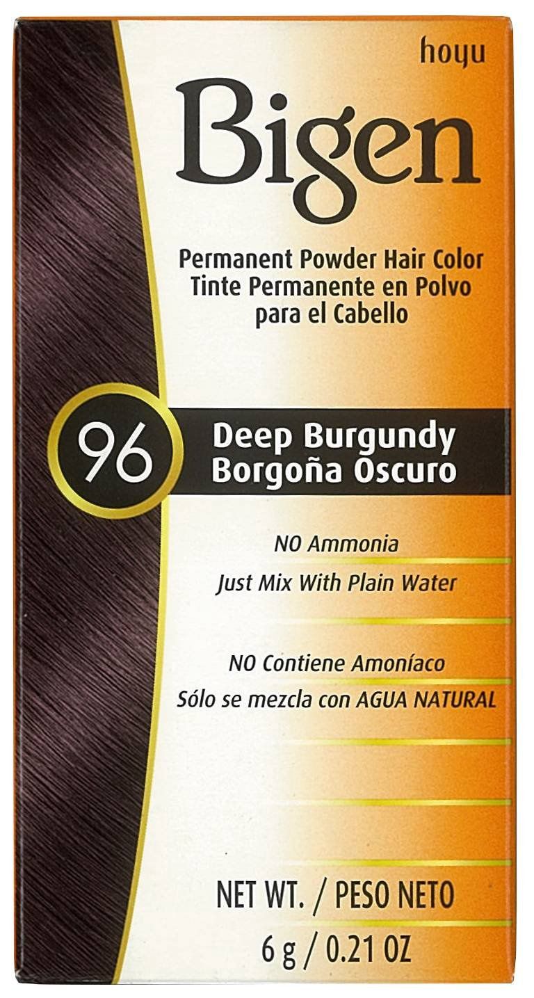 BIGEN POWDER [96] DEEP BURGUNDY KIT