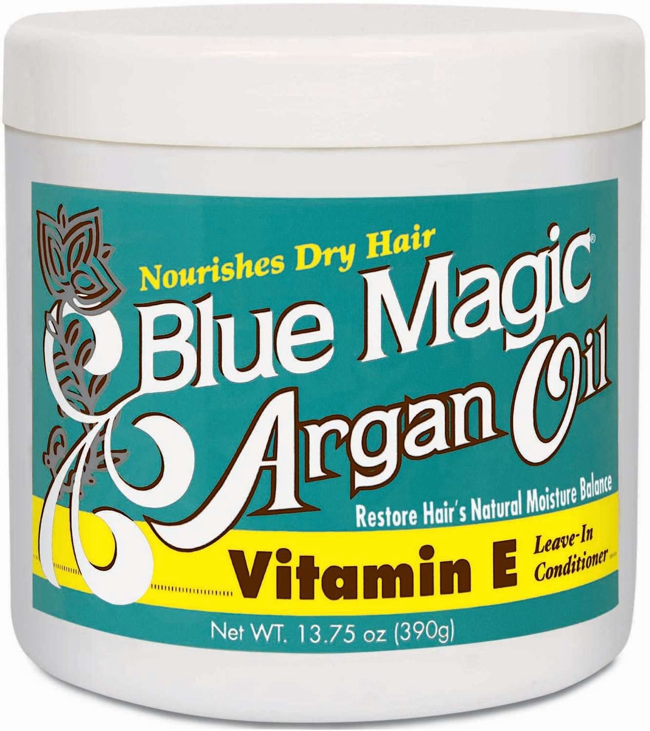 BLUE MAGIC ARGAN VITAMIN E 13.75 OZ
