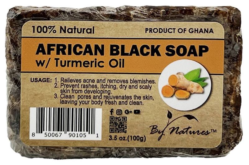 BYN BLACK SOAP TURMERIC 3.5 OZ