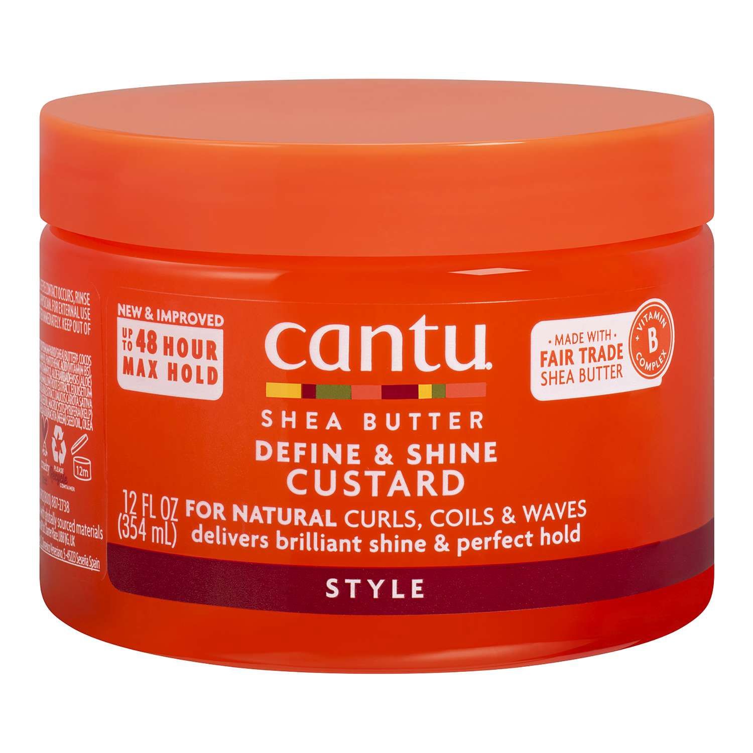 CANTU SHEA NAT DEFINE/SHINE CUSTARD 12 OZ