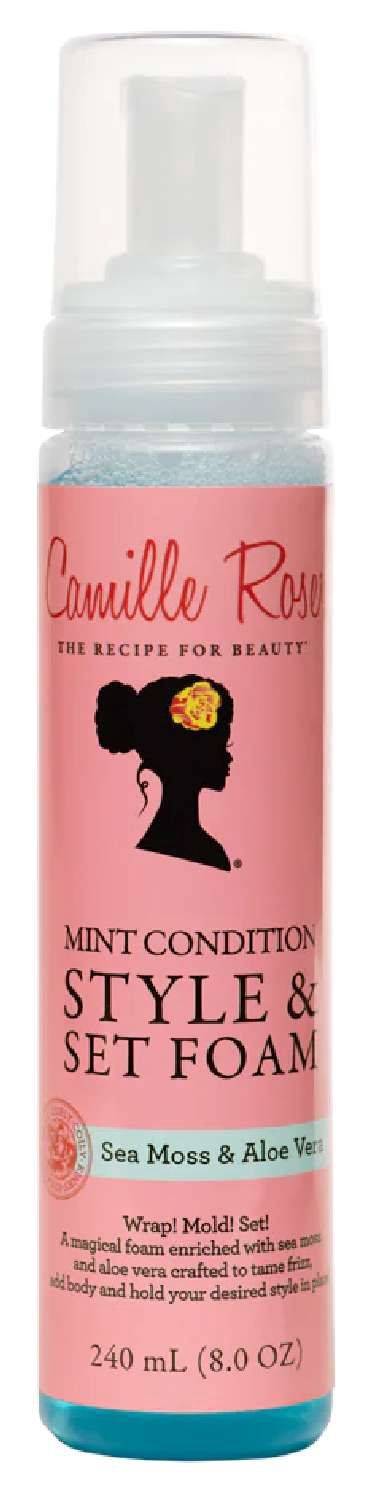 CAMILLE ROSE MINT COND STYLE/SET FOAM 8 OZ