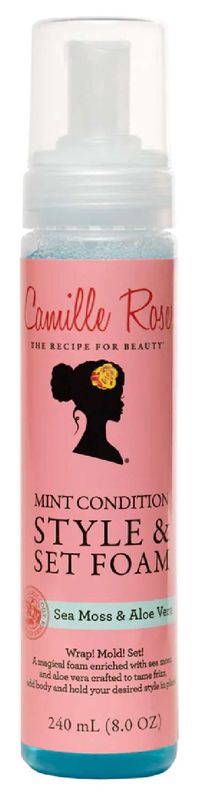 CAMILLE ROSE MINT COND STYLE/SET FOAM 8 OZ