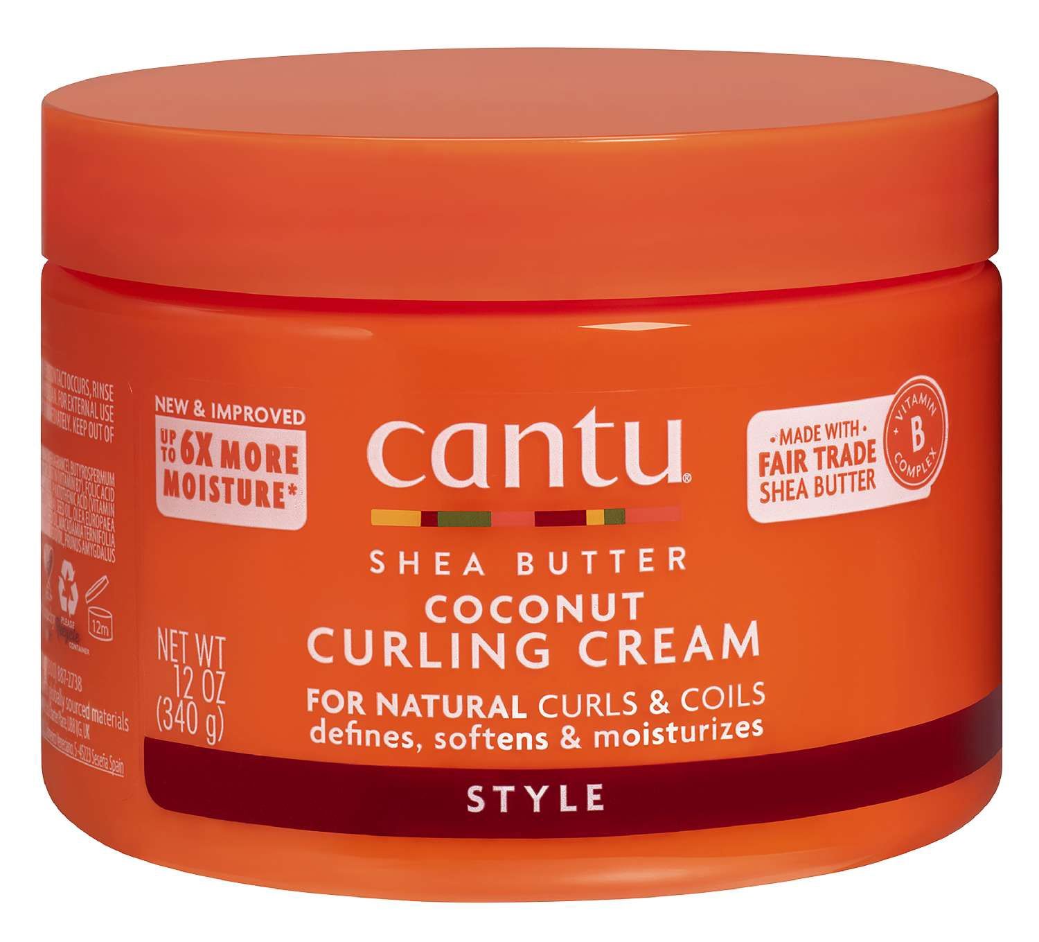 CANTU SHEA NAT CURLING CREAM 12 OZ