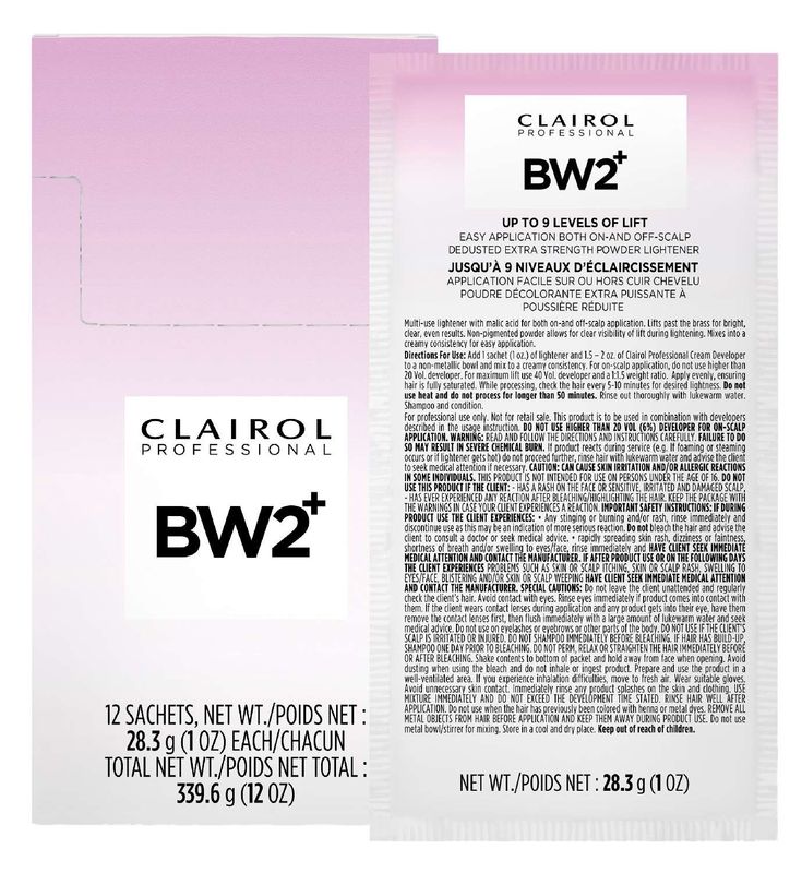 CLAIROL BW2+ POWDER LIGHTNER 12/DP 1 OZ
