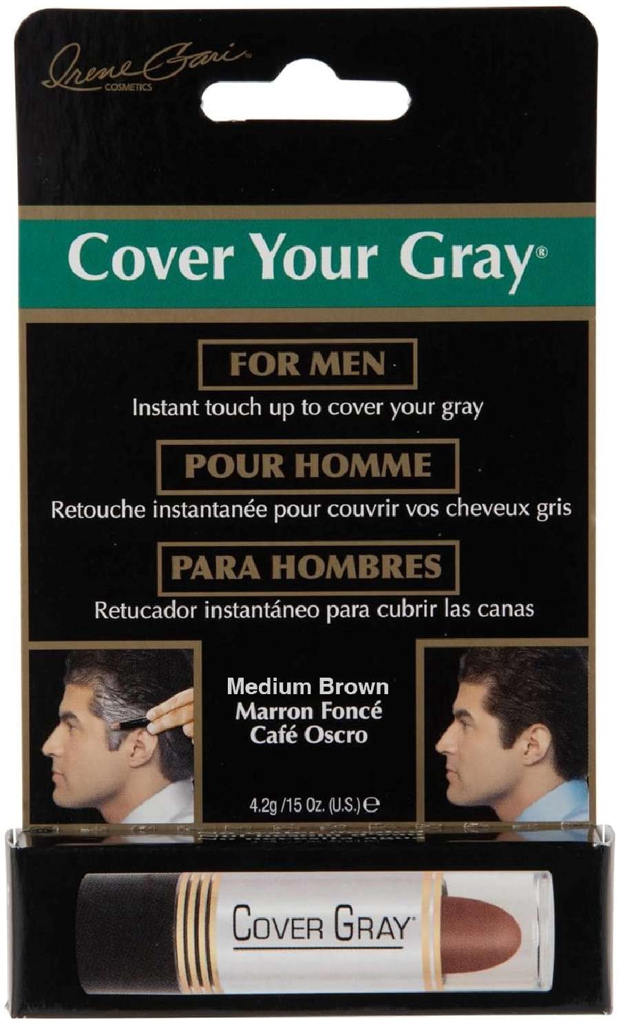 CYG MENS STICK MEDIUM BROWN 0.15 OZ