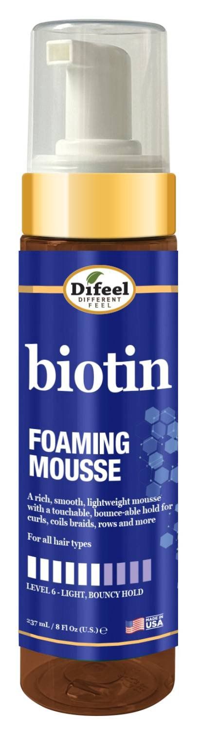 DIFEEL BIOTIN FOAMING MOUSSE 8 OZ