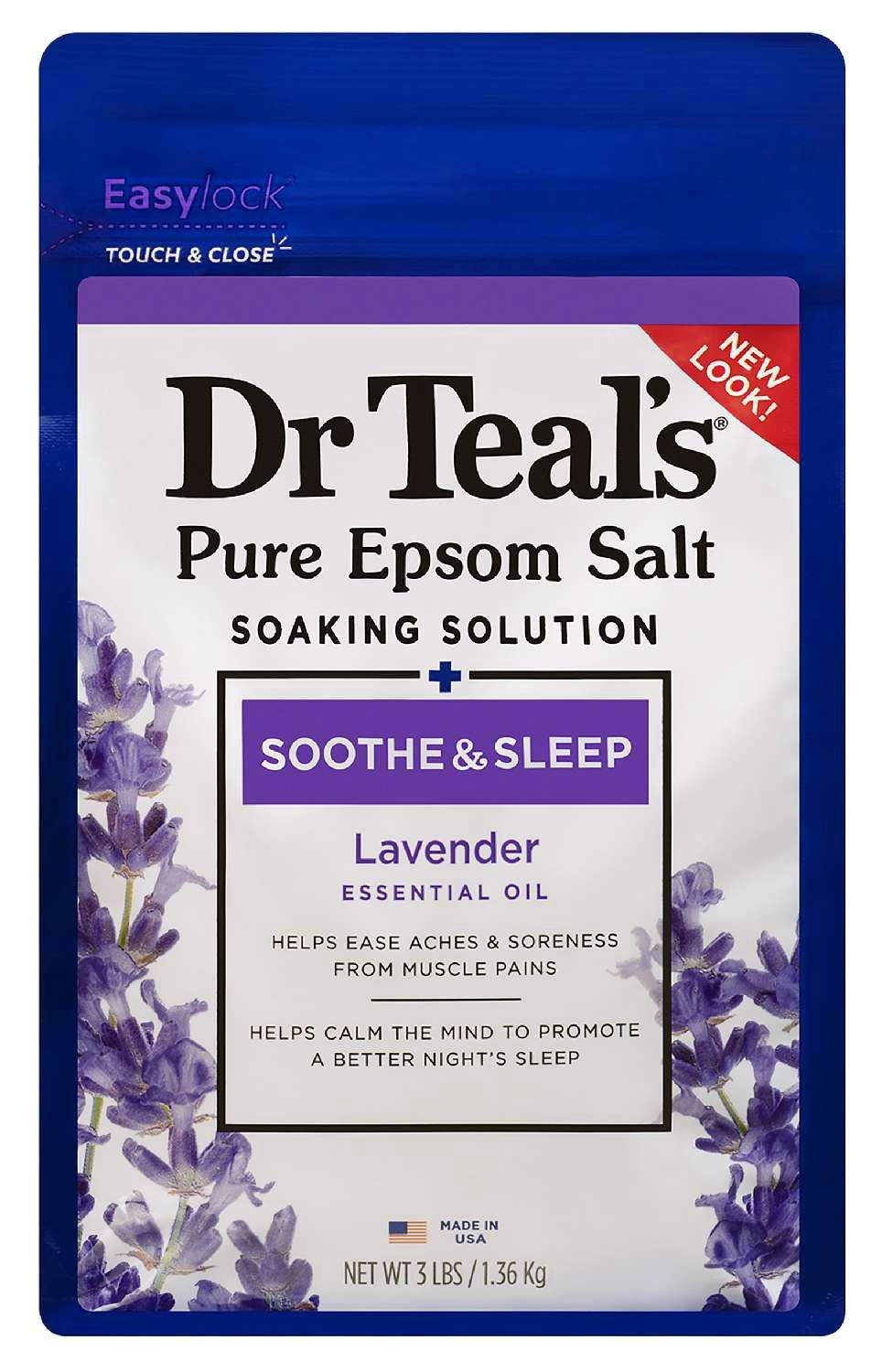 DR TEAL EPSOM SALT LAVENDER 3 LBS