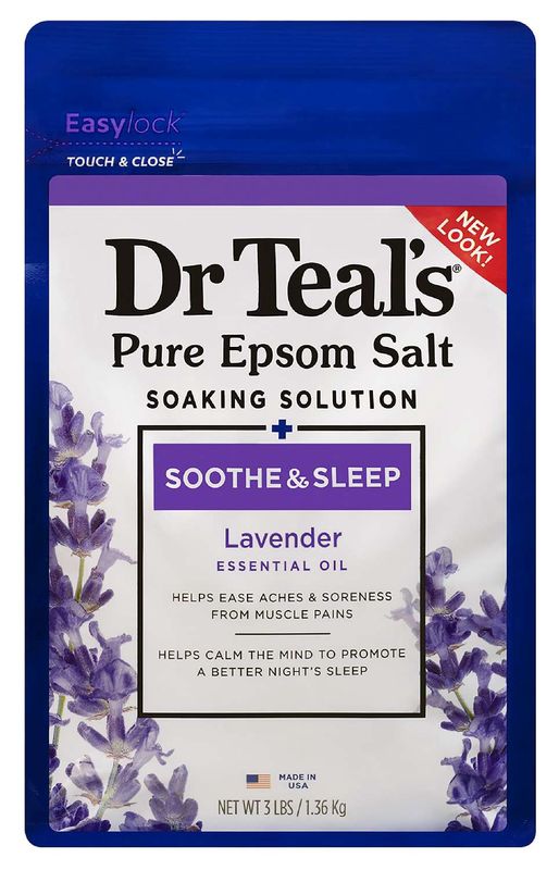 DR TEAL EPSOM SALT LAVENDER 3 LBS