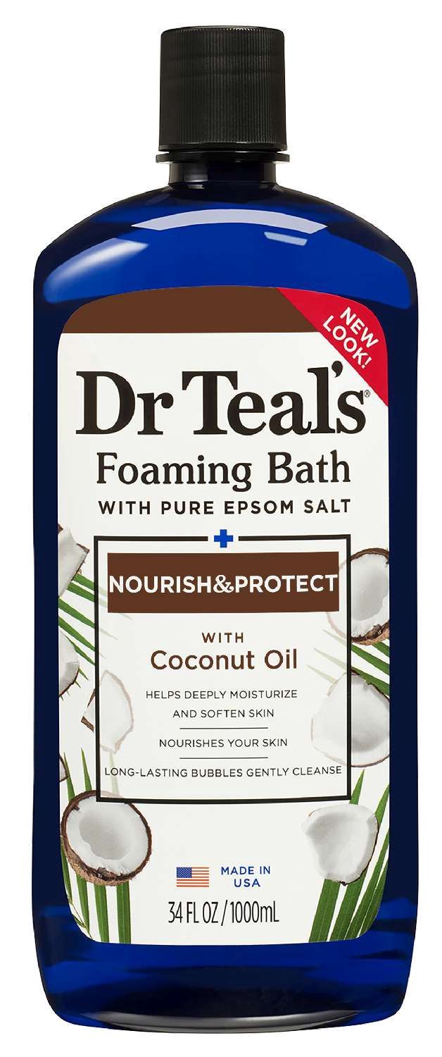 DR TEAL FOAMING BATH COCONUT 34 OZ