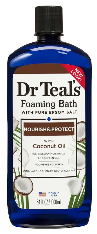 DR TEAL FOAMING BATH COCONUT 34 OZ