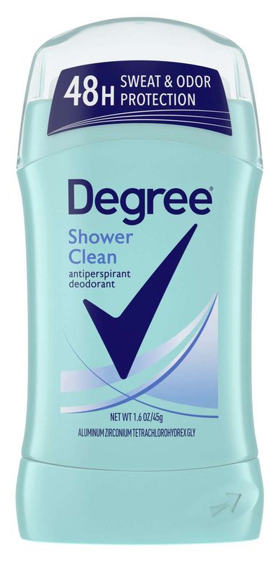 DEGREE DEODORANT INV SOLID SHOWER CLEAN 1.6 OZ