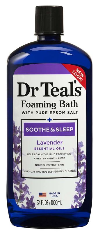 DR TEAL FOAMING BATH LAVENDER 34 OZ