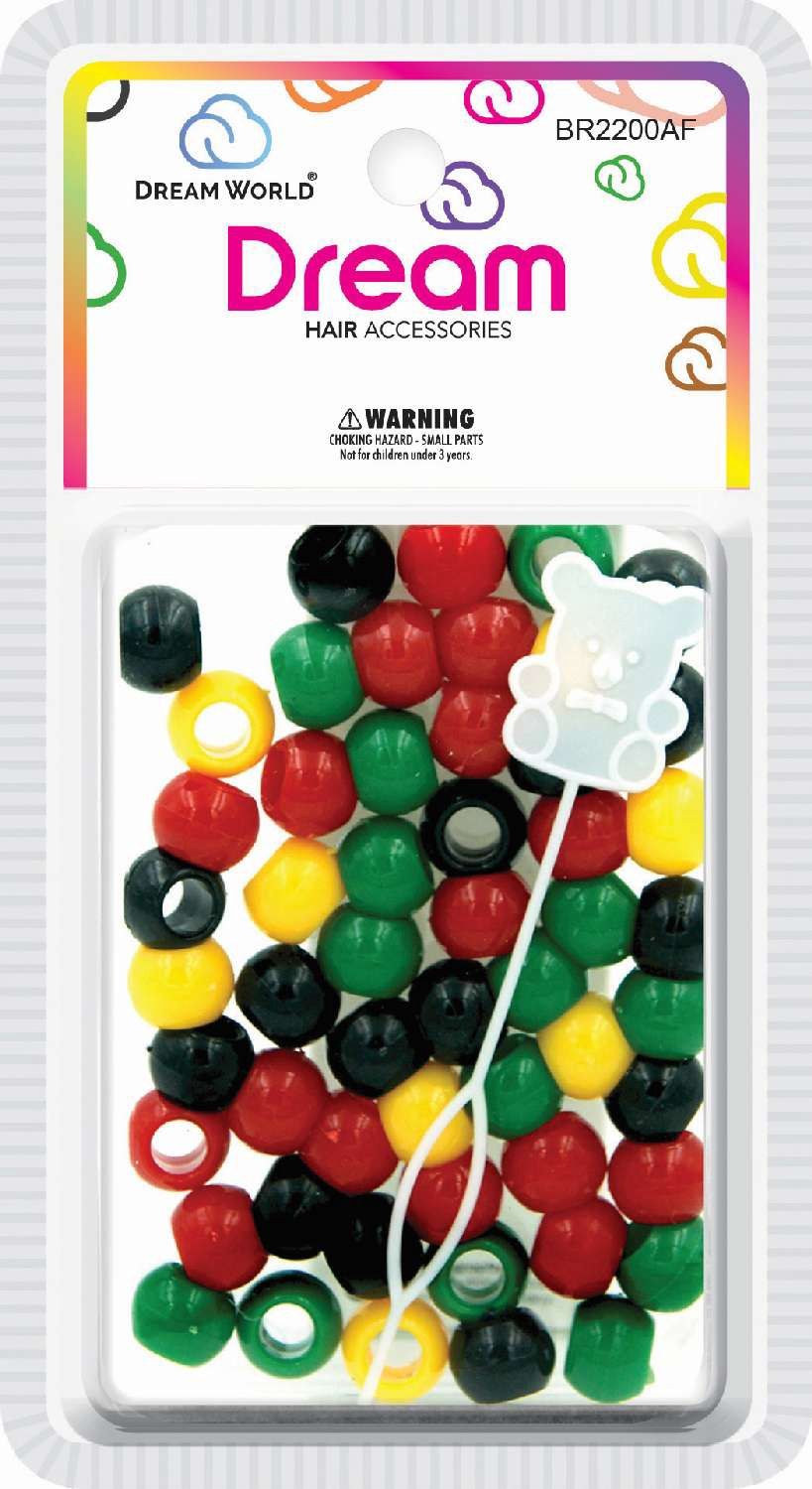 DREAM BEAD 12MM 60PC AFRI/JAMAI