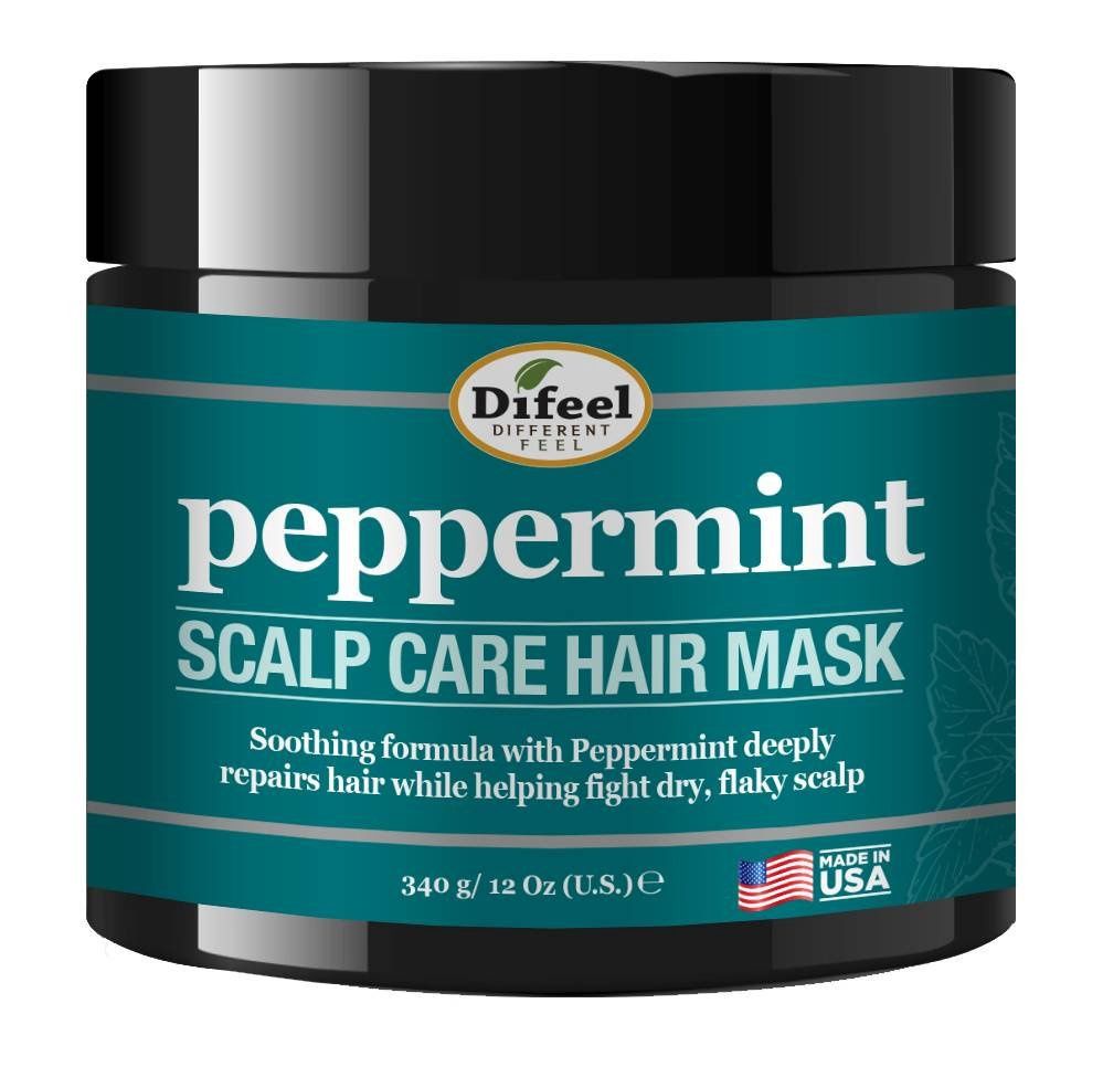 DIFEEL PEPPERMINT SCALP CARE HAIR MASK 12 OZ