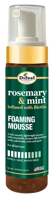 DIFEEL ROSEMARY MINT FOAMING MOUSSE 8 OZ