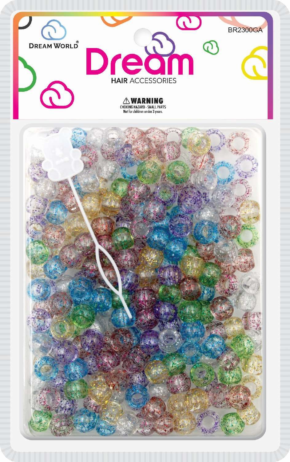 DREAM BEAD 12MM 200 PC G/ASST