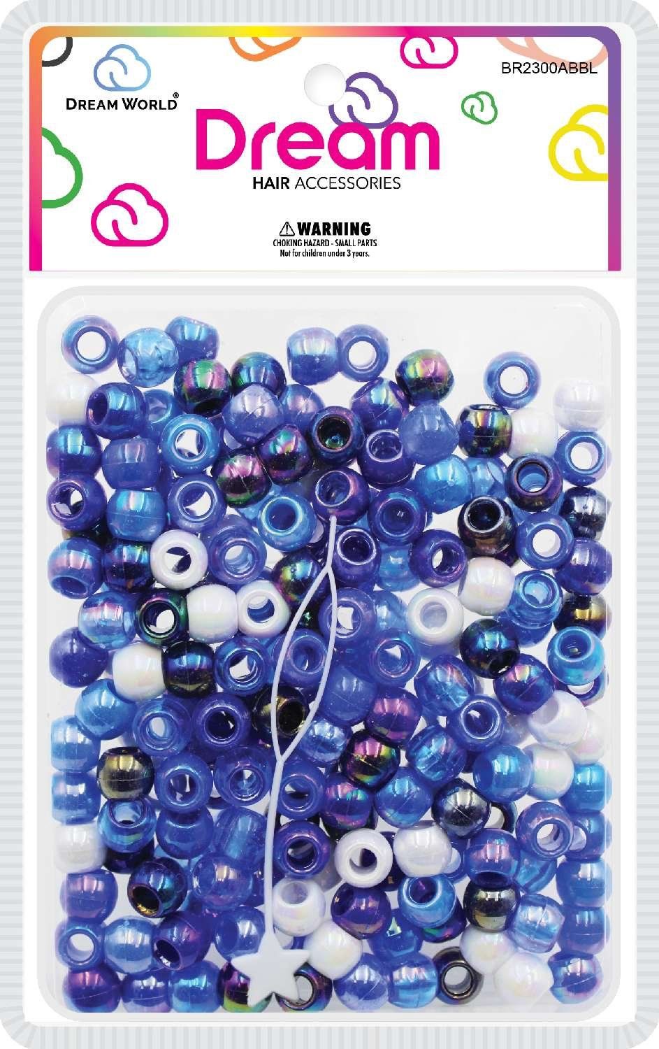 DREAM BEAD 12MM 200 PC AB/BLUE