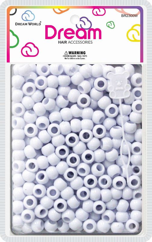 DREAM BEAD 12MM 200 PC WHITE