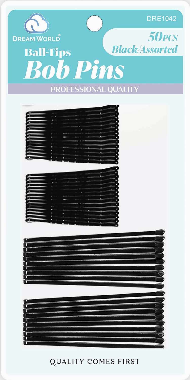 DREAM BOBPIN 50CT ASSORTED BLACK