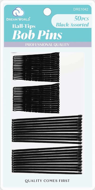 DREAM BOBPIN 50CT ASSORTED BLACK