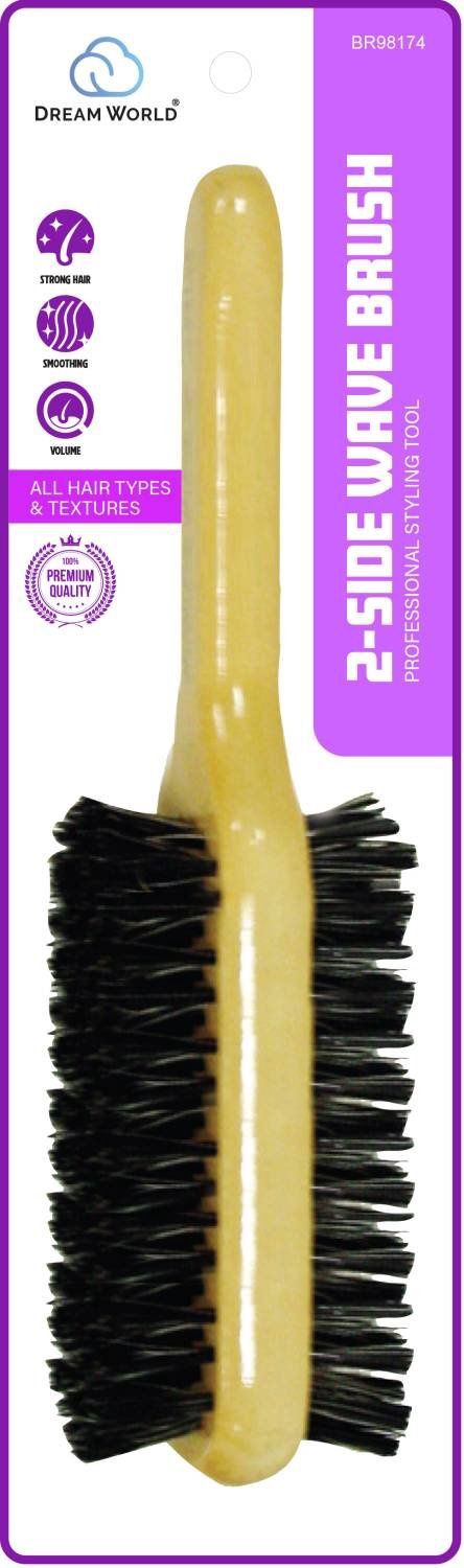 DREAM BRUSH 2-SIDE WAVE BROWN
