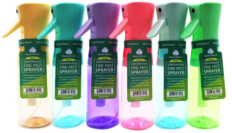 DREAM BOTTLE SPRAY MIST SMALL CLEAR ASST