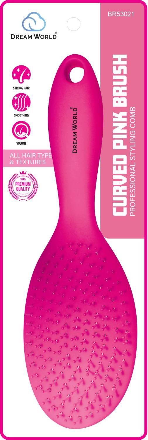 DREAM BRUSH CURVED PINK