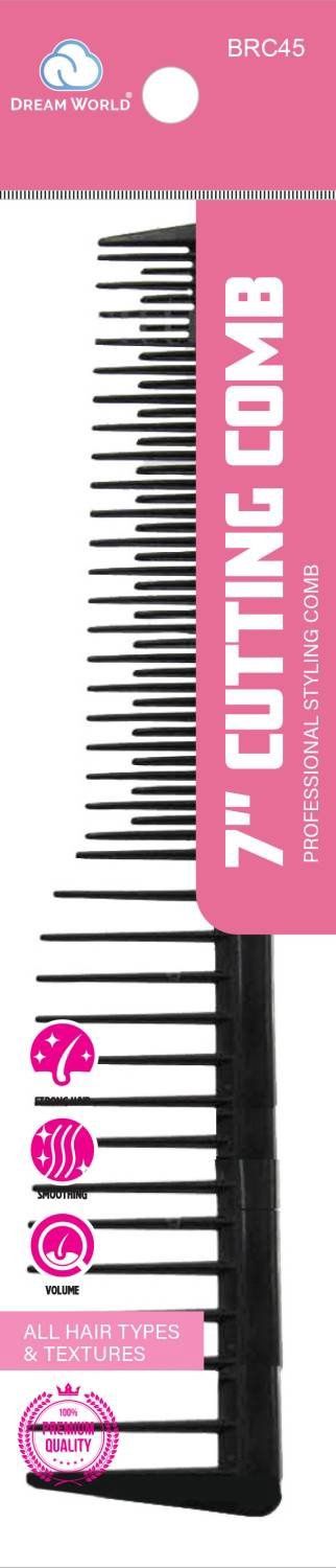 DREAM COMB 7IN CUTTING STYLE BLACK