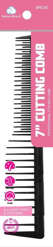 DREAM COMB 7IN CUTTING STYLE BLACK