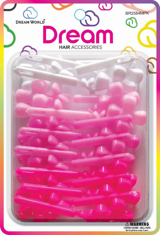 DREAM BRT #84 4 PETALS FLOWER 18P MIX PINK