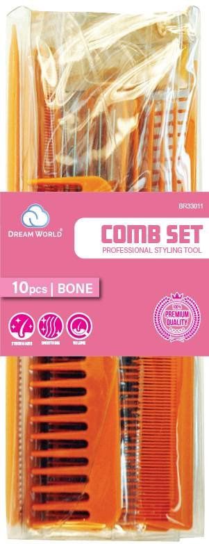 DREAM COMB 10PCS SET BONE