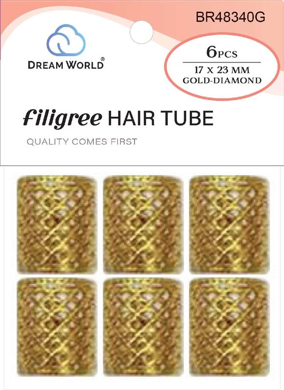 DREAM H/A FILIGREE TUBE DIAMOND GOLD