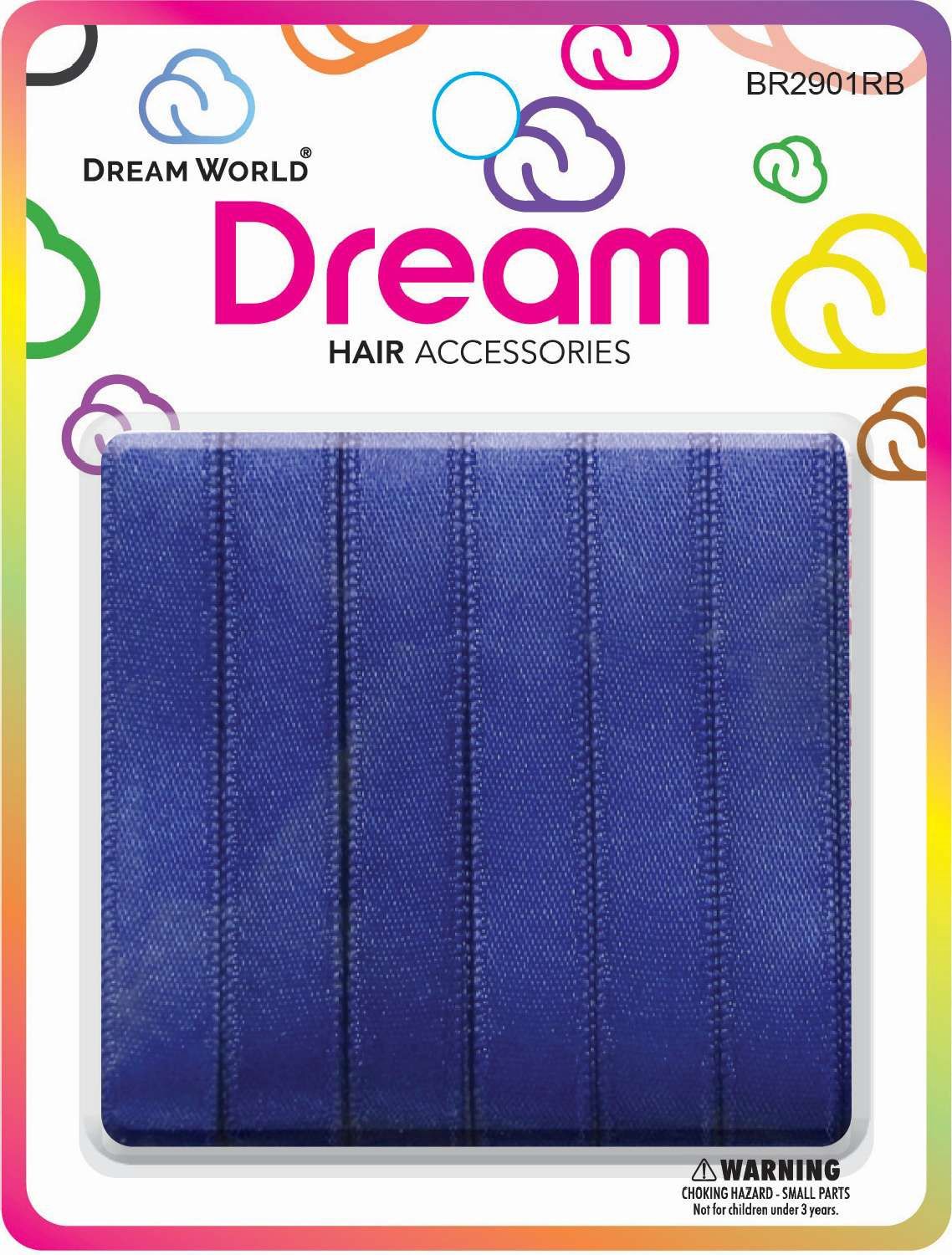 DREAM H/RIBBON ROYAL BLUE 6PC .5 IN