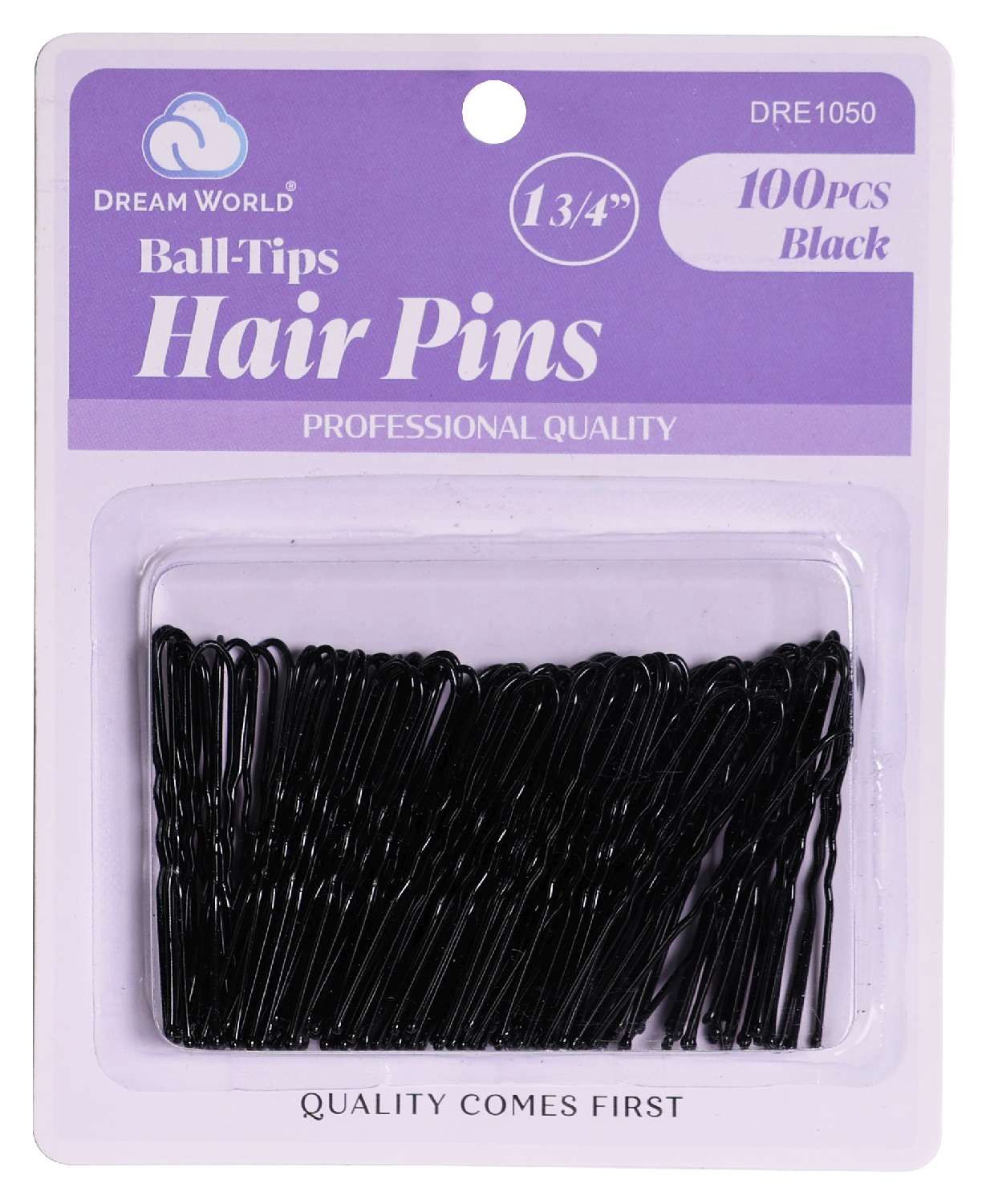 DREAM HAIRPIN 100CT 1-3/4 BLACK