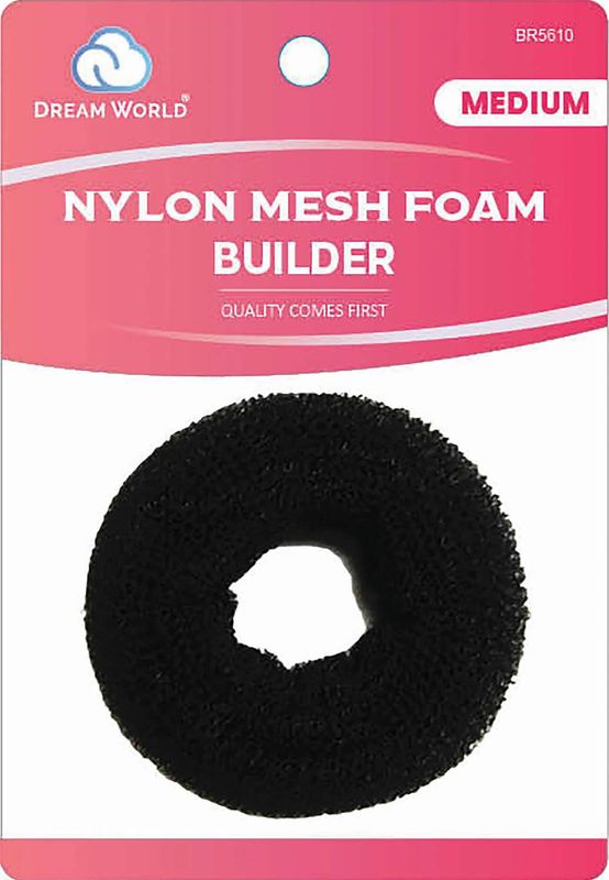 DREAM FOAM NYLON MESH HAIR BUN MEDIUM