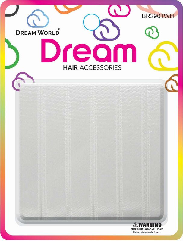 DREAM H/RIBBON WHITE 6PC .5 IN