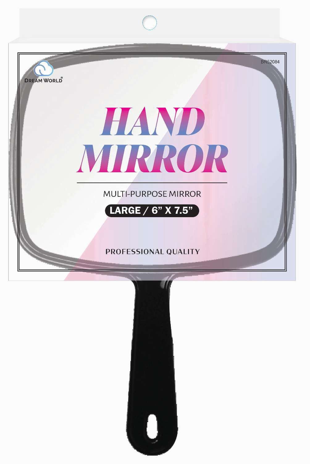 DREAM MIRROR T.V BLACK LARGE 6x7.5 IN