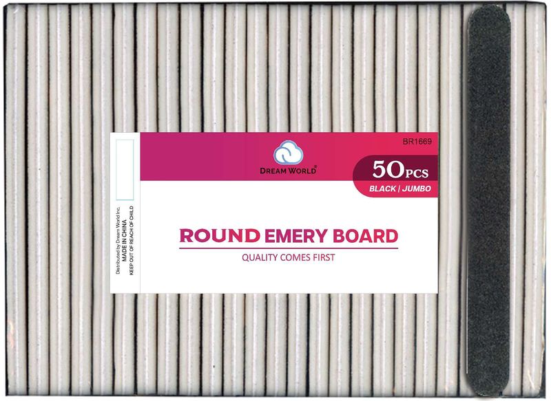 DREAM NAIL EMERY BOARD BK JUMBO 50PCS