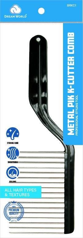 DREAM PIK METAL COMB K-CUTTER BLACK