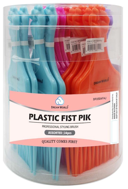 DREAM PIK PLASTIC 24PC/JAR FISK ASST