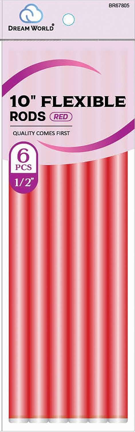 DREAM ROD FLEX 10  RED 6CT .5 IN