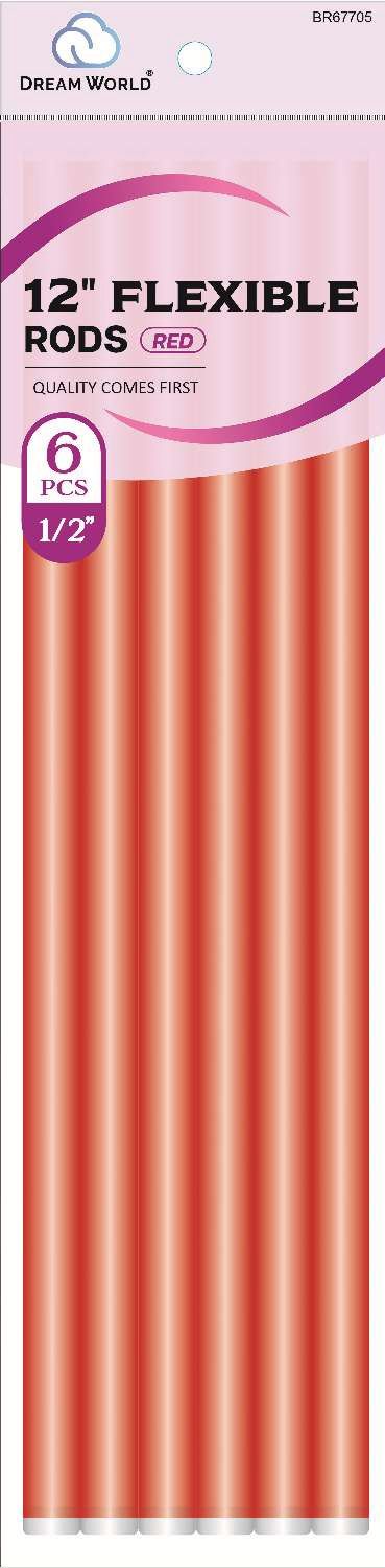 DREAM ROD FLEX 12 RED 6CT 1/2"