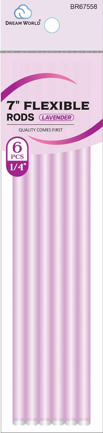 DREAM ROD FLEX 7  LAVENDER 6CT .25 IN