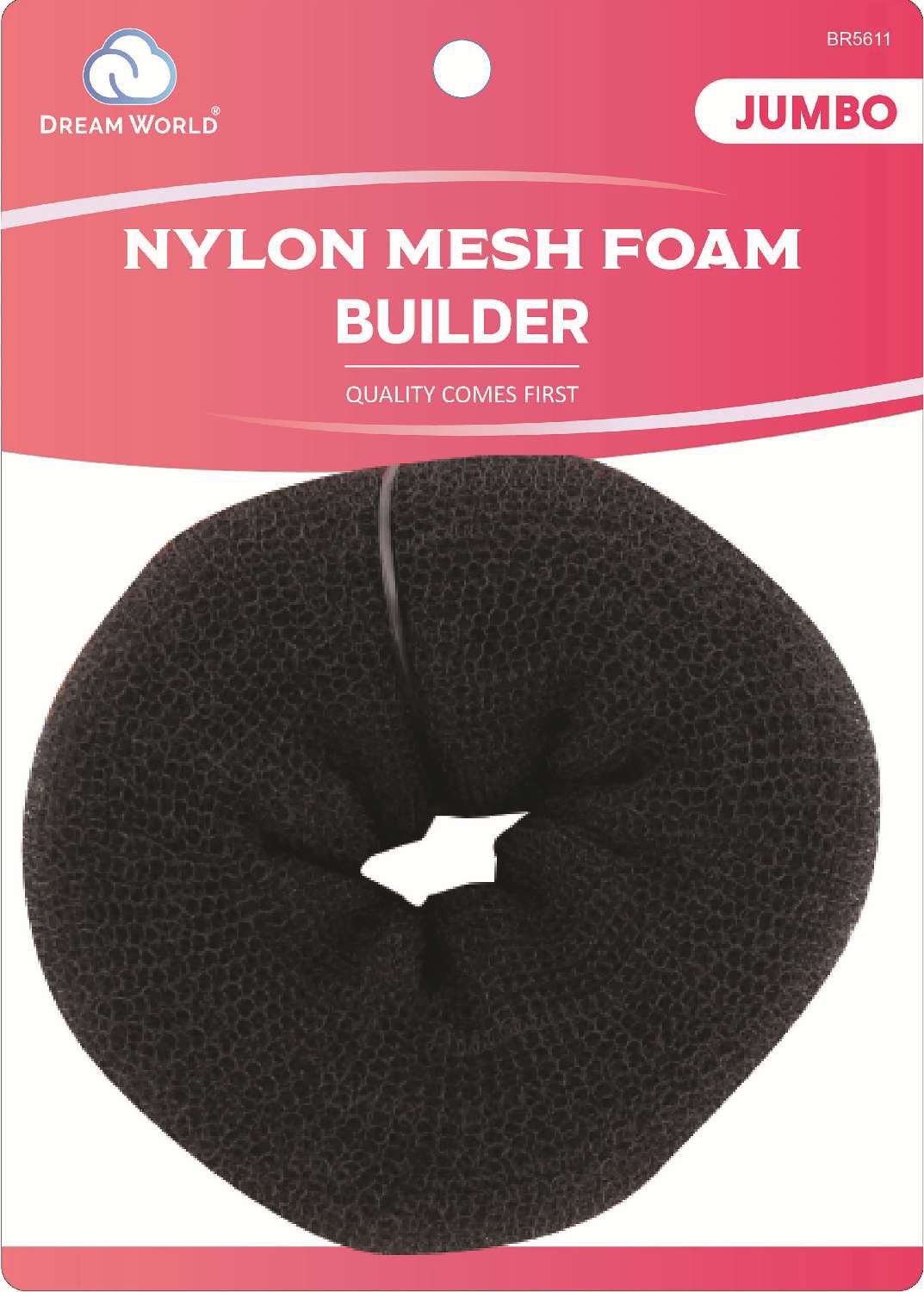 DREAM FOAM NYLON MESH HAIR BUN JUMBO