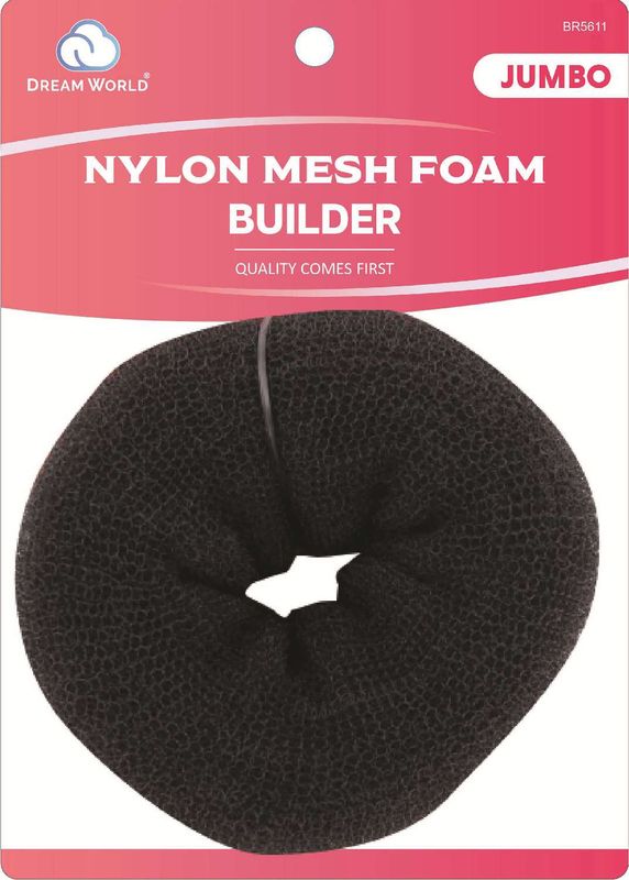 DREAM FOAM NYLON MESH HAIR BUN JUMBO