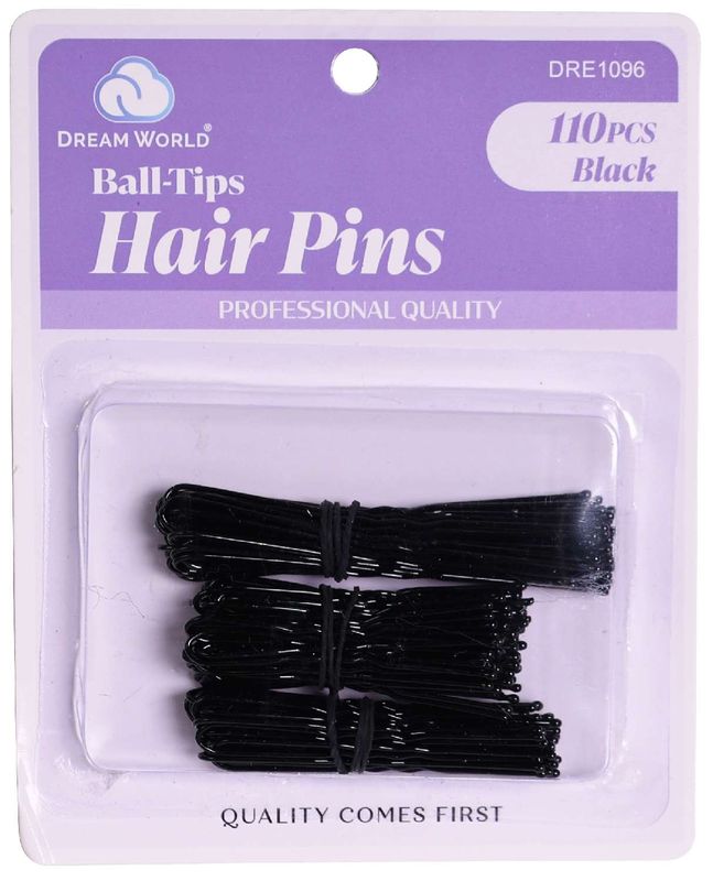 DREAM HAIRPIN 3ASST SIZE 110CT BLACK