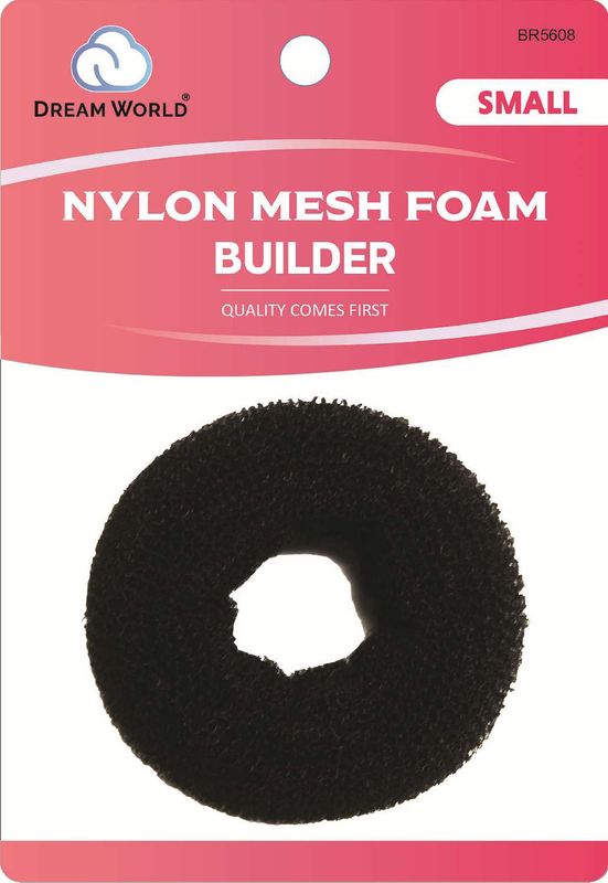 DREAM FOAM NYLON MESH HAIR BUN SMALL
