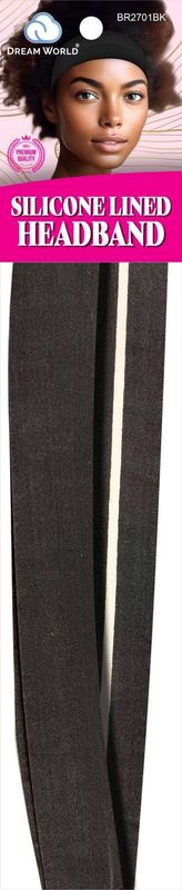 DREAM H/BAND SILICONE LINED BLACK